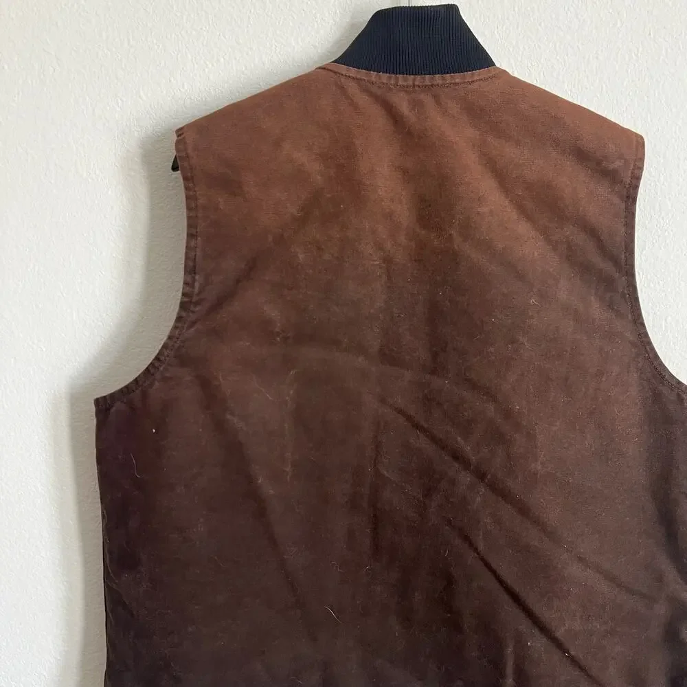 Carhartt V02 DKB brown work wear vest